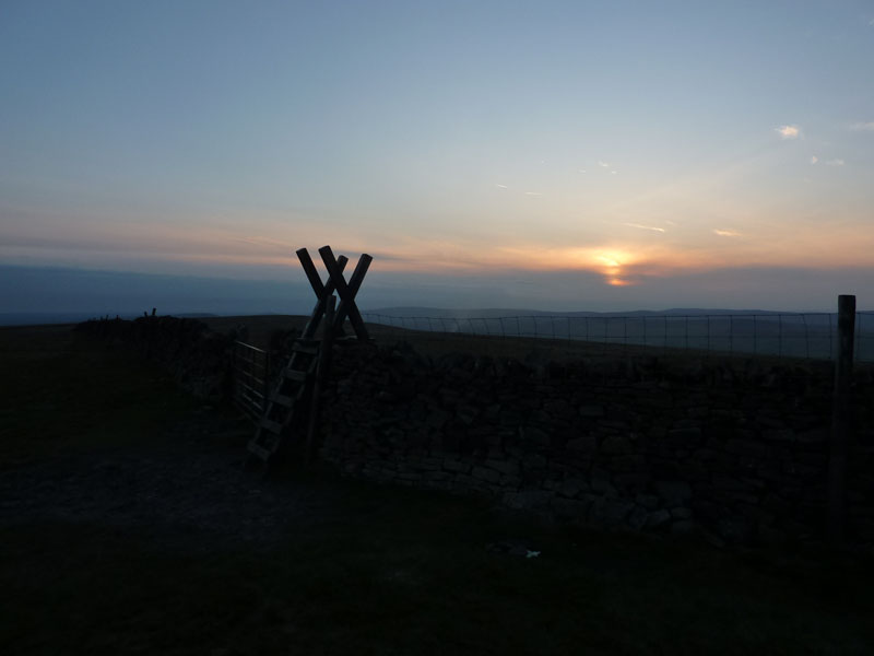 Stile and Sunset